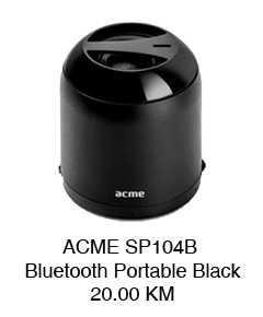 ACME Zvučnik SP104B Muffin Bluetooth Portable Black